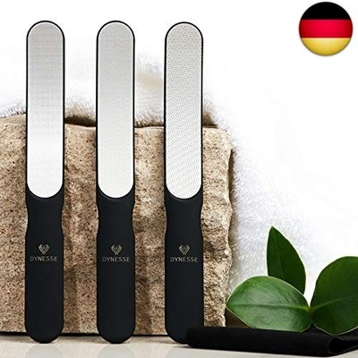 DYNESSE 3er-Set Nagelfeilen: Grobe, mittlere und feine Feile. Kein