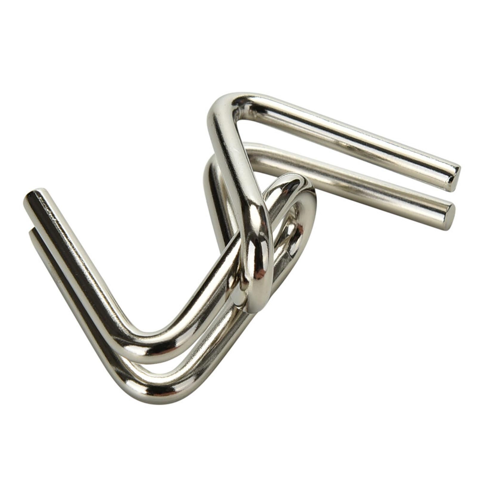 Metal Wire Puzzle IQ EQ Mind Brain Teaser Game Montessori Early Educational Toys