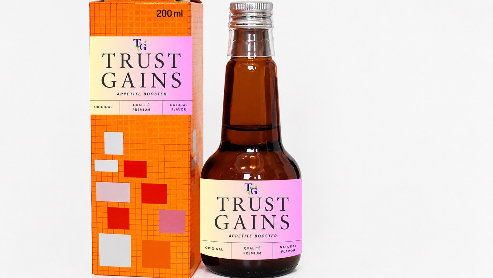 TRU GAINS Appetite Booster SYRUP  200ml ((1 bottle))