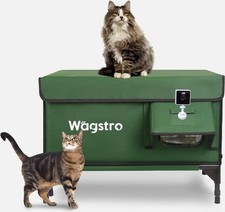 Cat House Shelter w/ Camera Indoor Outdoor Insulated Heated - Chewy Wagstro NEW
