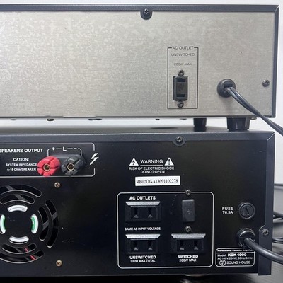 Classic Pro KOK-1000 Amplifier + YAMAHA GE-60 Graphic Equalizer