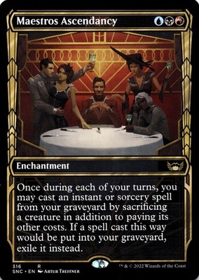 MTG Maestros Ascendancy (Showcase) NON FOIL NM R 316 Streets of New Capenna