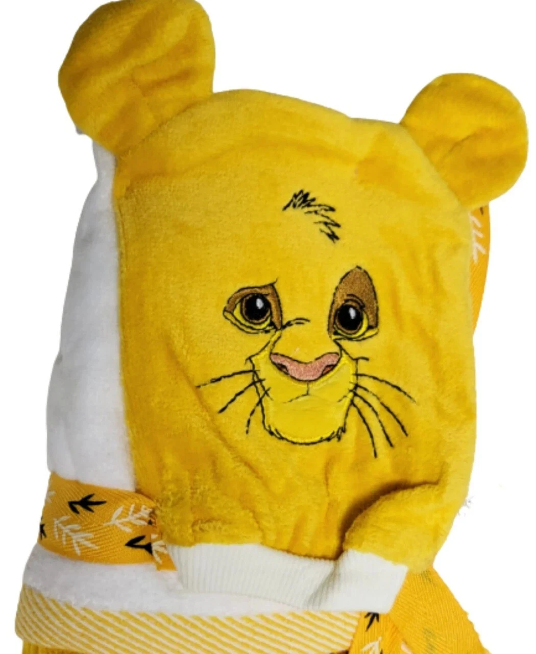 Disney Lion King Baby Towel Set Simba Hooded Bath Towel & Flannel Gift Set