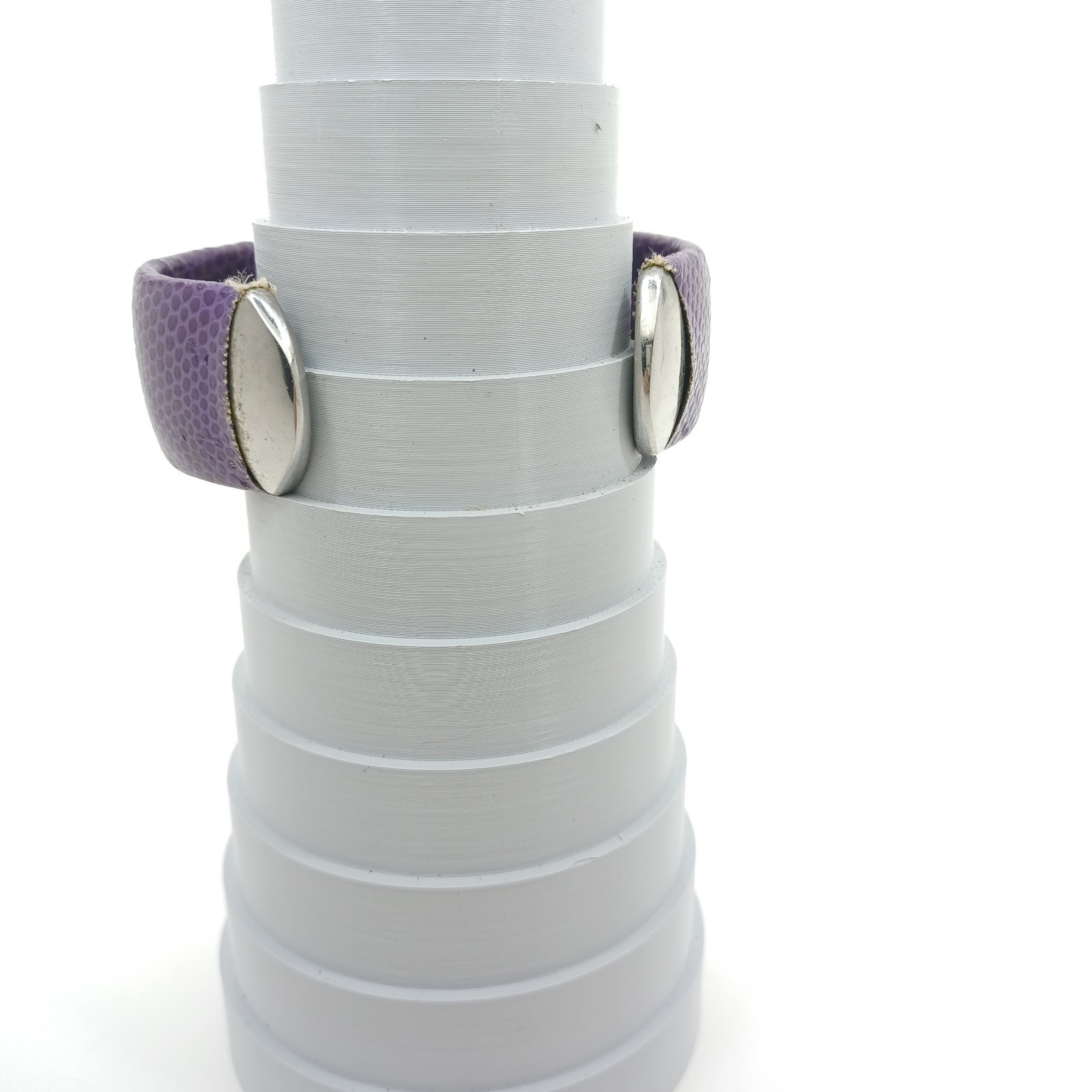 Vannes Paris Rectangular Quartz Watch Silver Case… - image 5