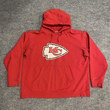 Kansas City Chiefs Travis Kelce 87 Hoodie Mens 2XL Red NFL Fanatics Pullover