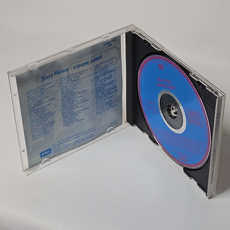 Kishore Kumar RARE GEMS Bollywood Audio CD Made in UK 1993 Foto 2 de 4
