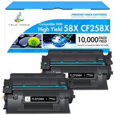 58X CF258X Black Toner Cartridge Compatible for HP M404 M428 Series 2-Pack