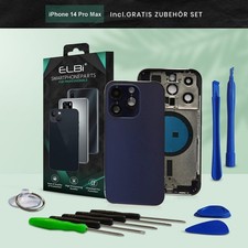 Back cover for iPhone 14 Pro Max Purple Housing Back Glass Frame Housing ELBI