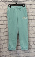 Macy  s Polo Ralph Lauren :6 Girls Light Green Jogger Embroidered Logo Pocket