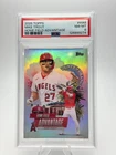 2025 Topps Home Field Advantage Mike Trout PSA 8 Los Angeles Angels MLB CASE HIT