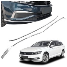 Set: Zierleisten Kühlergrill der vorderen Stoßstange VW Passat Variant T-Modell