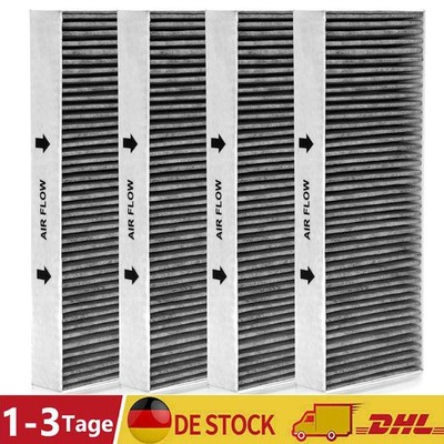 2/4er Aktivkohlefilter-Set passend für Bora Basic Kochfeld BHU, BFIU und BIU