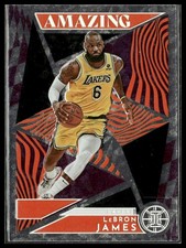 2021-22 Panini Illusions #5 LeBron James Amazing Orange