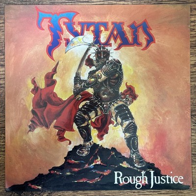Tytan - Rough Justice EX+/EX+ 1st UK Press Vinyl LP 1985 Metal Masters NWOBHM