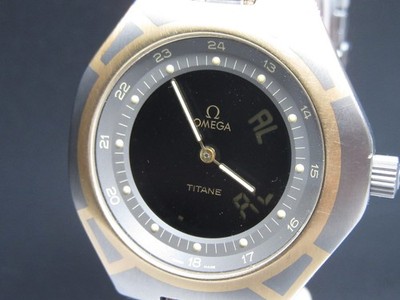 G817 Luxus '' OMEGA Seamaster Polaris Titan 120m '' Ana-Digi Armbanduhr Quartz   