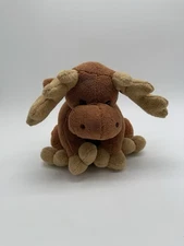 Vintage Kohls Cares If You Give A Moose A Muffin Plush 11” Brown Tan Old Style