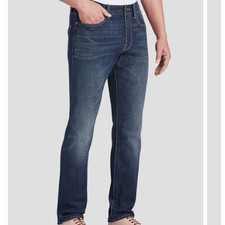 Lucky Brand Athletic Fit Straight Leg Denim Jeans, Color Barite, Size 40/32 NWT