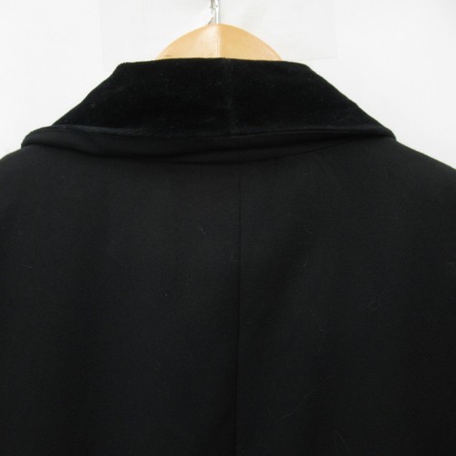 Vintage Charlotte Halton Jacket UK Small Black Blazer Velvet Collar Preloved - Picture 17 of 24