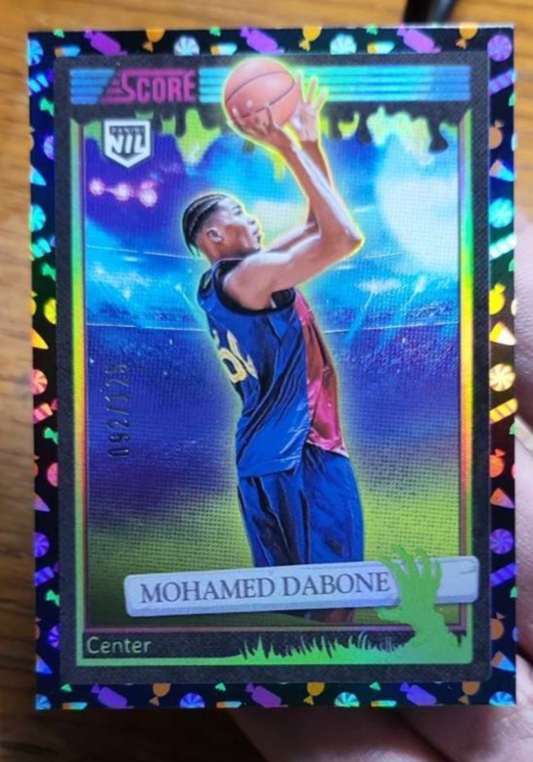2026 Score A Treat Holo Trick Or Treat Mohamed Dabone #/125 Rookie RC