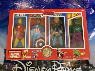 Disney 2026 Mego Marvel Avengers Pack Thor Hulk Captain America