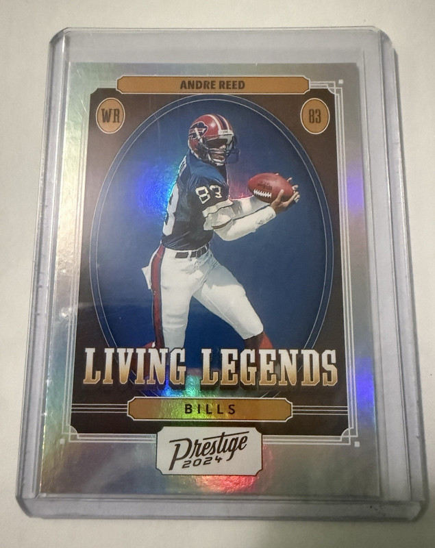 Panini 2024 Prestige Living Legends Andre Reed Buffalo Bills  #83