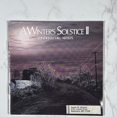 Windham Hill Artists   A Winter's Solstice II CD 1988 New Age Winter Holiday