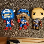 Funko Pop! Marvel Captain America Vinyl Bobblehead Figures Lot of 7 LOOSE