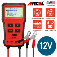 Ancel BST100 12V Automotive Car Battery Tester 220Ah Charging Analyzer 2000CCA