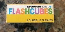 Sylvania Flash Cubes Three Cubes 12 Flashes