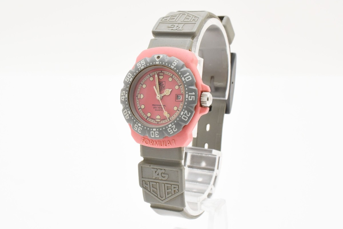 Exc+5] TAG Heuer Formula 1 360.508 Pink Dial Women