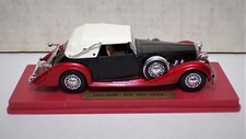 Solido Delage D8 120-1939 1:43 Scale Die Cast Model Red Black 020823WT2