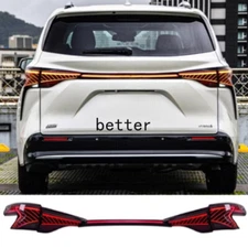 21-23Toyota SIENNA through-taillight assembly LED running light flow turn signal