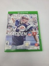 Madden NFL 17 Video Game (Microsoft Xbox One, 2016) with Case