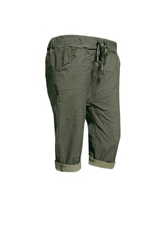 Italian Ladies Casual Plain Magic Comfy Stretch Summer Shorts Hot Pants 10-14 - Picture 15 of 18