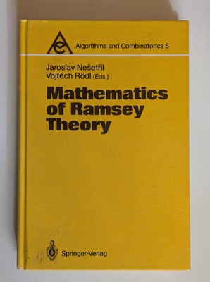 Mathematics of Ramsey Theory (Algorithms and Combinatorics) (1990)