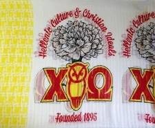 LOT OF 50 Chi Omega Sorority Infinity Scarves - Discontinued Scarf Cheap