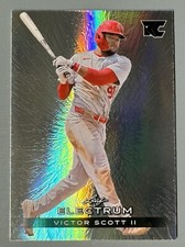 2024 Leaf Electrum Victor Scott II Silver Platinum 10/10 Cardinals #83