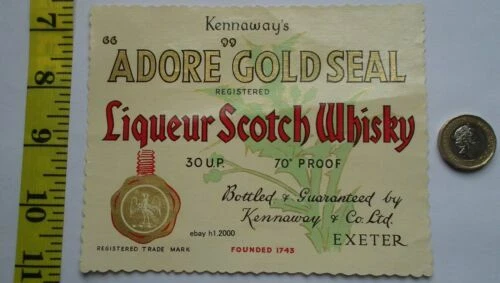 Whiskey Collectable Beer Bottle Labels & Paper