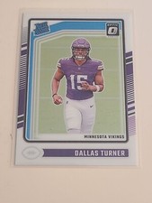 2024 Donruss Optic Dallas Turner Rated Rookie Minnesota Vikings #224