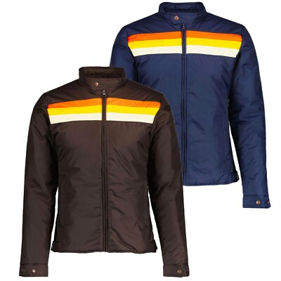 MADCAP PADDED RACER RACING BIKER JACKE RETRO 70er 80er 90er DELANEY II MC402B