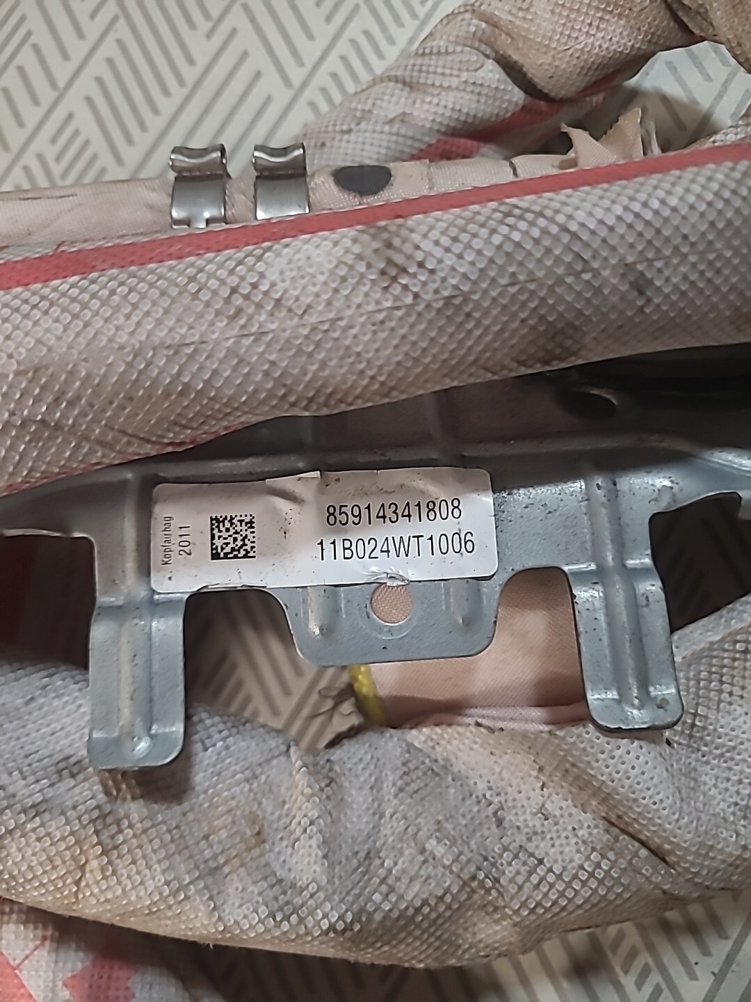 BMW Series 5 F10 Right Driver Side Roof Curtain Airbag 85914341808  