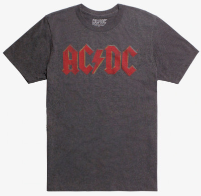 AC/DC FADED LOGO Rock Band T-Shirt NEW Licensed & Official XS-2XL