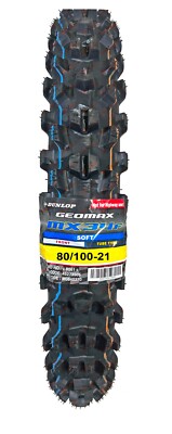 Dunlop MX34 80/100-21 Front Tire Dirt Bike Motorcycle MX 34 80 100