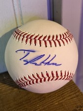 Taylor Hearn Signed Official Major League Baseball w/COA Kansas City Royals