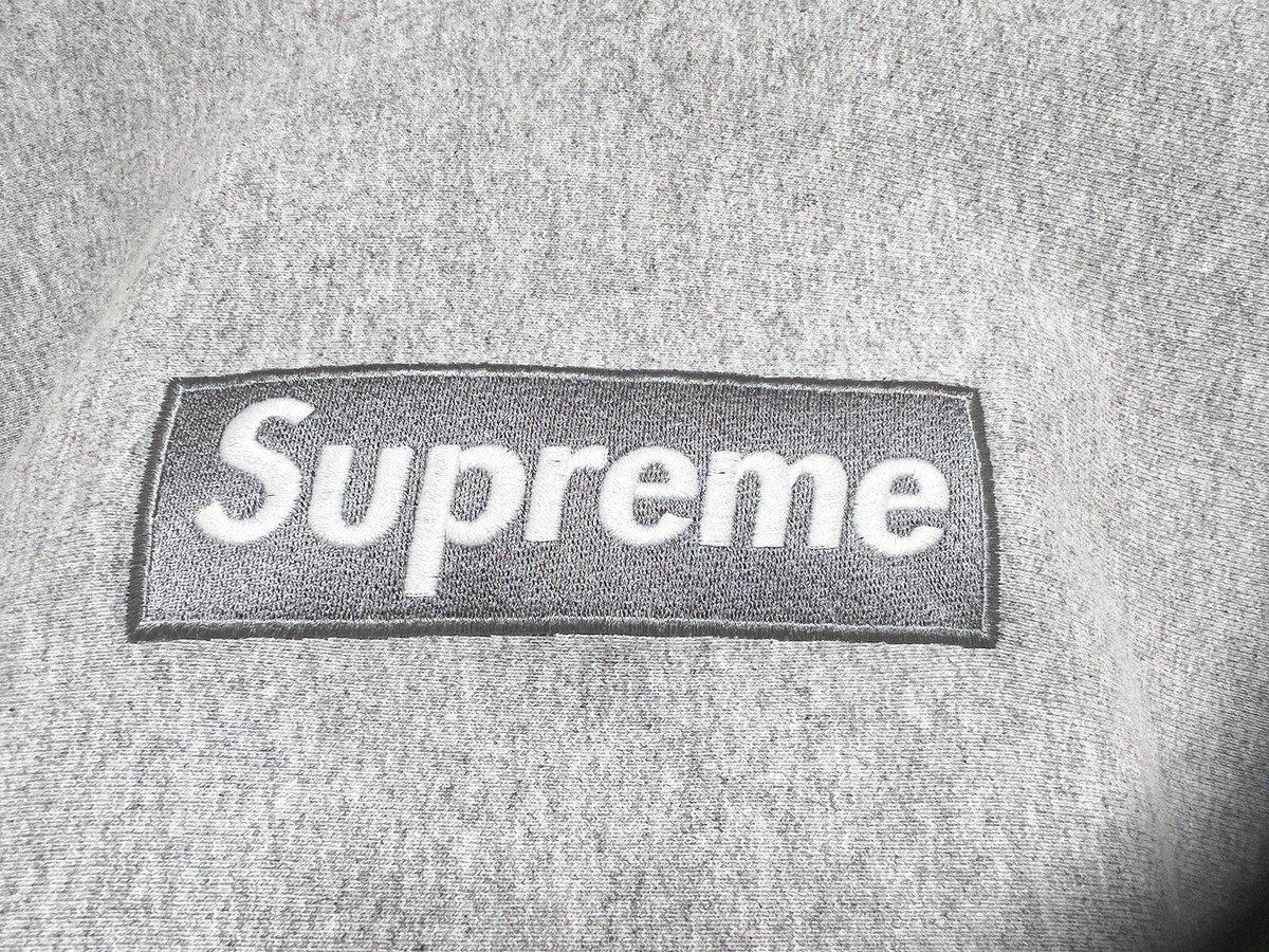 トップス Supreme Box Logo Hooded Sweatshirt 2003 Supreme Box Logo Hoodie Silver 2003 L | eBay