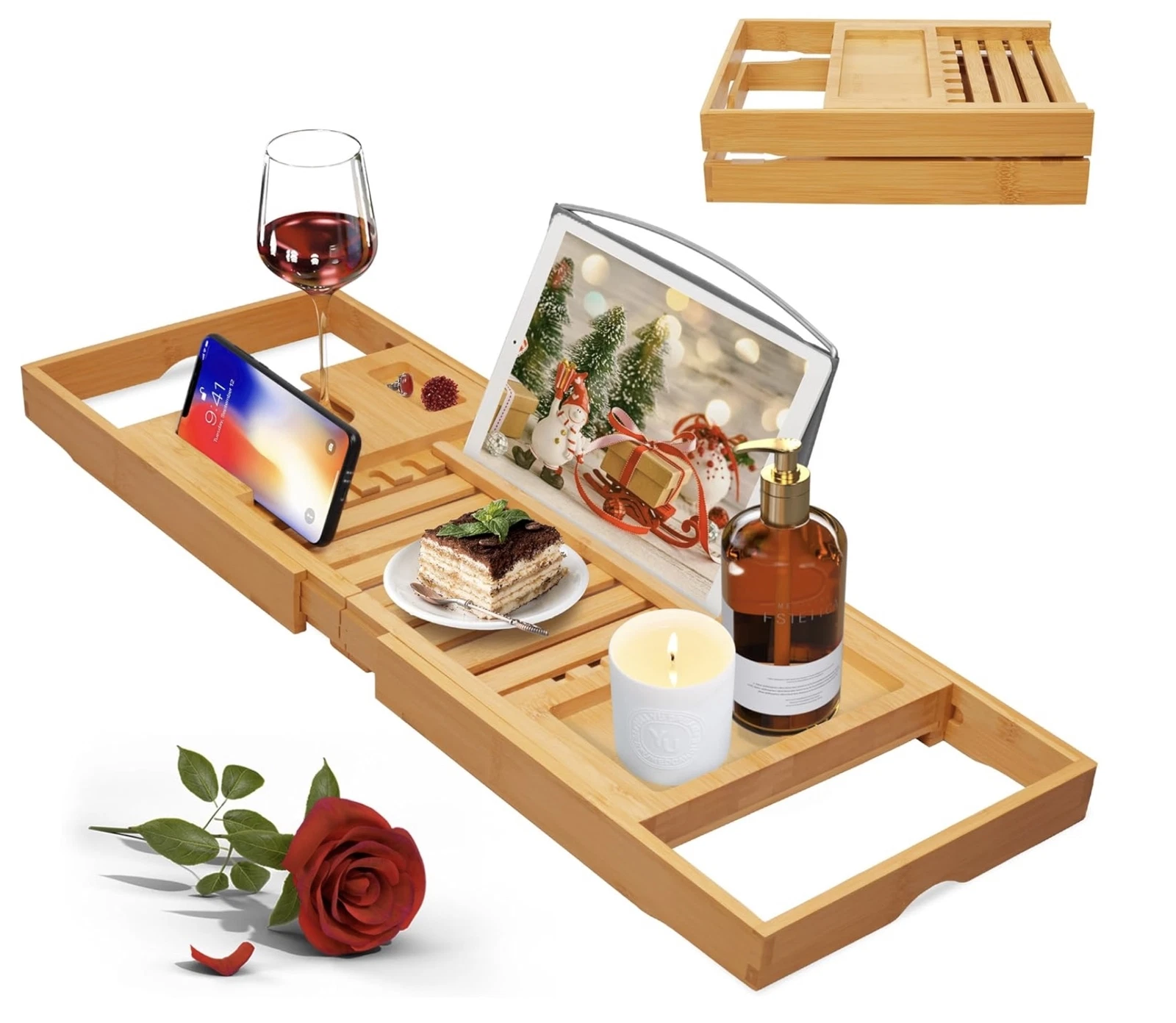 Adjustable Bathtub Tray