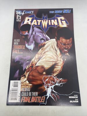 DC Comics Thunder Fall THE NEW 52 Batwing #3 Jan 2012 DC Comics Comic Book