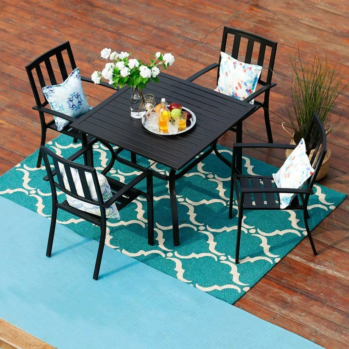 Waterproof outdoor online dining set