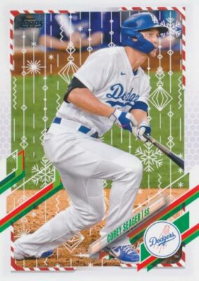 2021 Topps Holiday #HW184 COREY SEAGER - Los Angeles Dodgers
