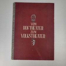 Booklet "From Court Theatre to Volkstheater" - Anhaltisches Landestheater Dessau, 1949